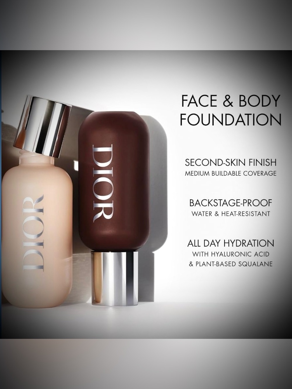 Dior Backstage Face & Body Foundation Sample Card - Picture 2 of 2